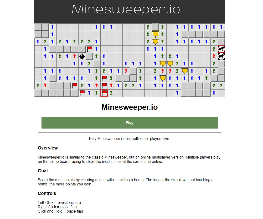 Minesweeper.io